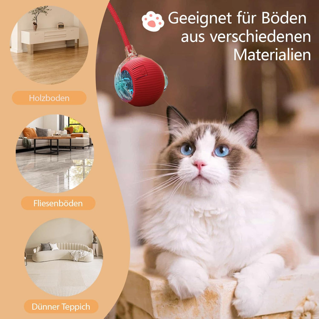 Intelligens önjáró macskajáték labda