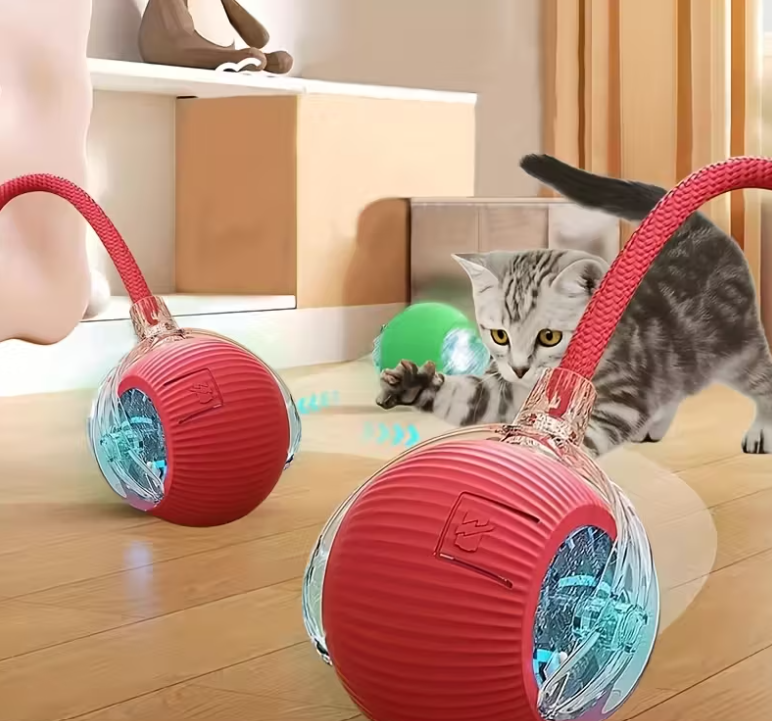 Intelligens önjáró macskajáték labda